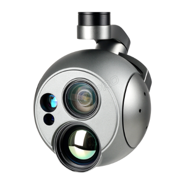 Q40TIRM-HD 40x EO Triple Sensors 1280*1024 High-Definition IR Thermal  5KM LRF Object Tracking 3-Axis Gimbal Camera