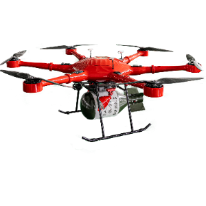 Forest fire-fighting drone