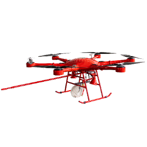 High-altitude jet water-type fire-fighting UAV