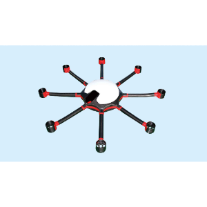 Eight-rotor UAV fuselage