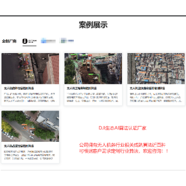 DJI Ecosystem AI Algorithm Certified Manufacturer (Customizable)
